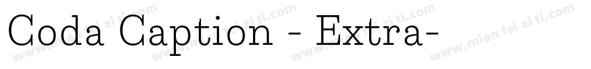Coda Caption - Extra字体转换